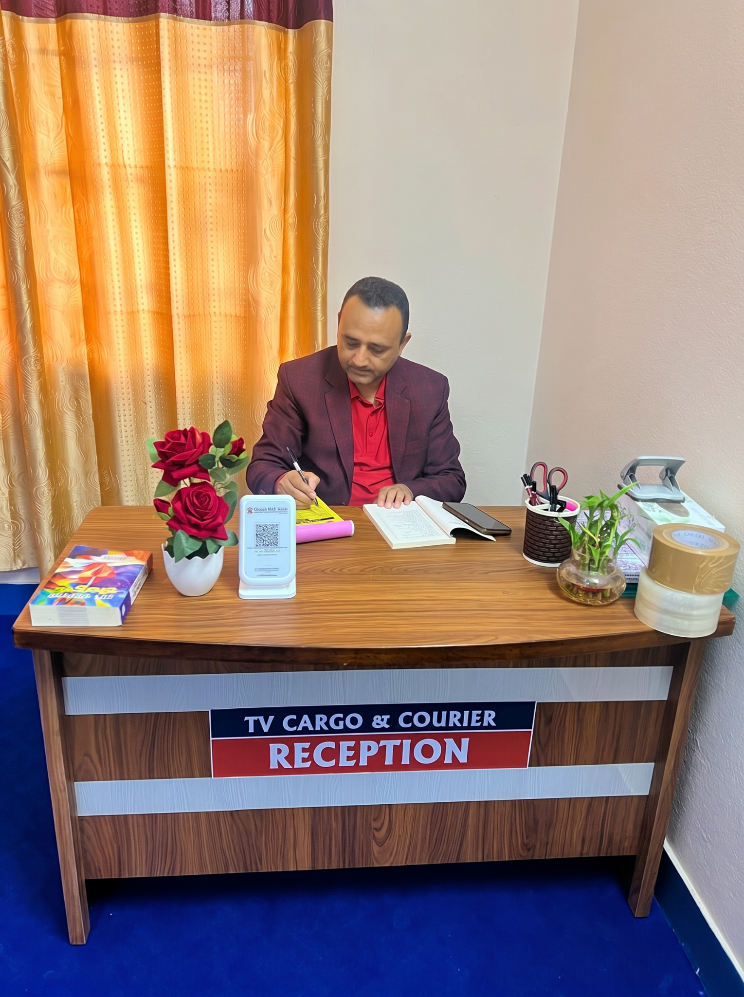 Reception counter